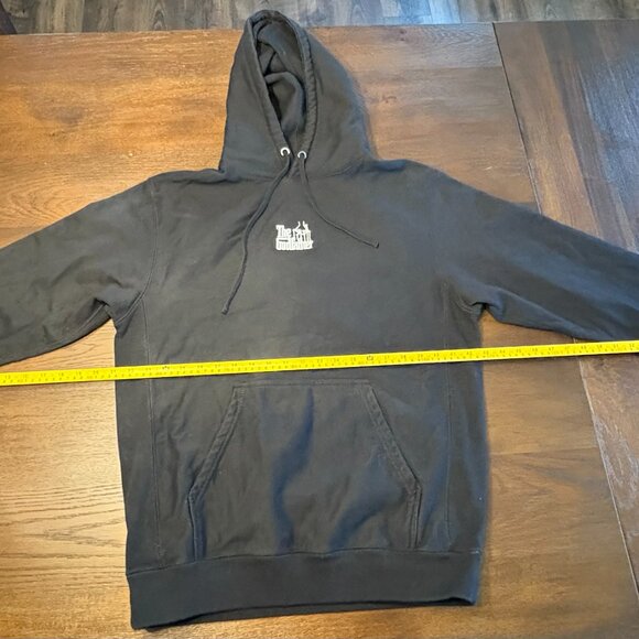 The Godfather x Shoe Palace Hoodie Mens Size Large Black Pullover Sweatshirt - Picture 7 of 13